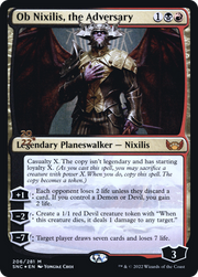 Ob Nixilis, the Adversary (PRE-206S) - Streets of New Capenna Promos Foil