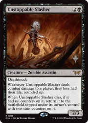 Unstoppable Slasher (PPDSK-119) - Duskmourn: House of Horror Promos Foil