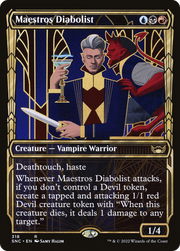 Maestros Diabolist (SNC-318) - Streets of New Capenna: (Showcase) Foil