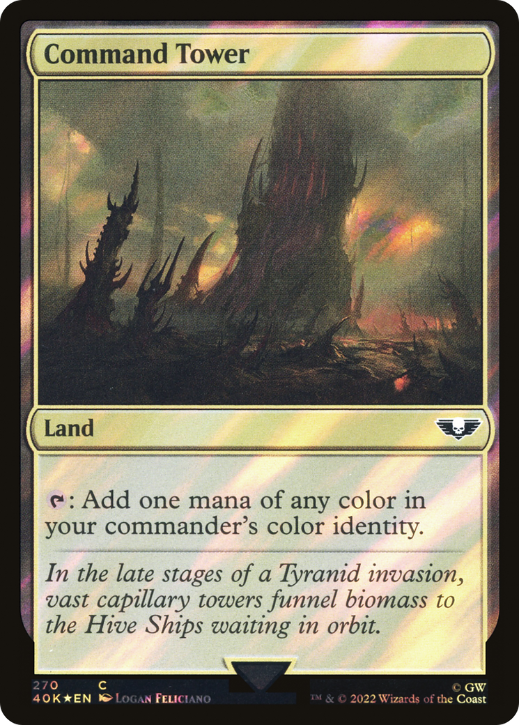 Command Tower (40K-270) - Warhammer 40,000 Commander Foil