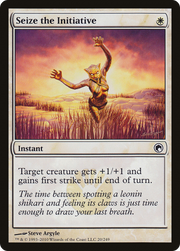 Seize the Initiative (SOM-020) - Scars of Mirrodin Foil