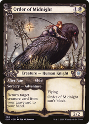 Order of Midnight // Alter Fate (ELD-288) - Throne of Eldraine: (Showcase) Foil