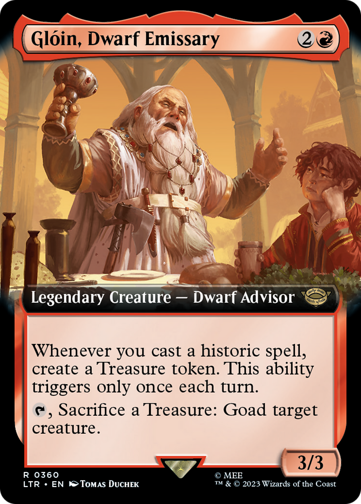 Glóin, Dwarf Emissary (LTR-360) - The Lord of the Rings: Tales of Middle-earth: (Extended Art)