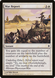 War Report (NPH-026) - New Phyrexia Foil