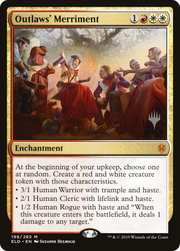 Outlaws' Merriment (PPELD-198P) - Throne of Eldraine Promos Foil