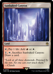 Sunbaked Canyon (WHO-309) - Doctor Who Foil