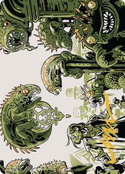 Pest Infestation // Pest Infestation (AOTJ-042) - Outlaws of Thunder Junction Art Series (Borderless)