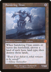 Sundering Titan (BRR-057) - The Brothers' War Retro Artifacts