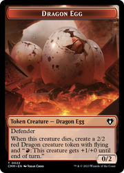 Dragon Egg (TCMM-022) - Commander Masters Tokens Foil