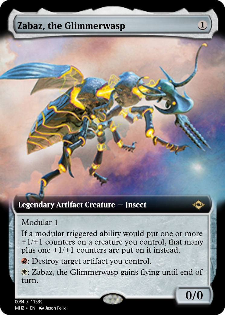 Zabaz, the Glimmerwasp (PRM-91369) - Magic Online Promos