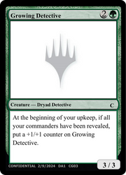 Growing Detective (UNK-CG03B) - Unknown Event