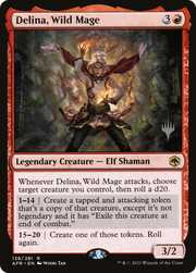 Delina, Wild Mage (PPAFR-138) - Adventures in the Forgotten Realms Promos Foil
