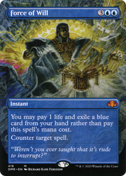 Force of Will (DMR-418) - Dominaria Remastered (Borderless)