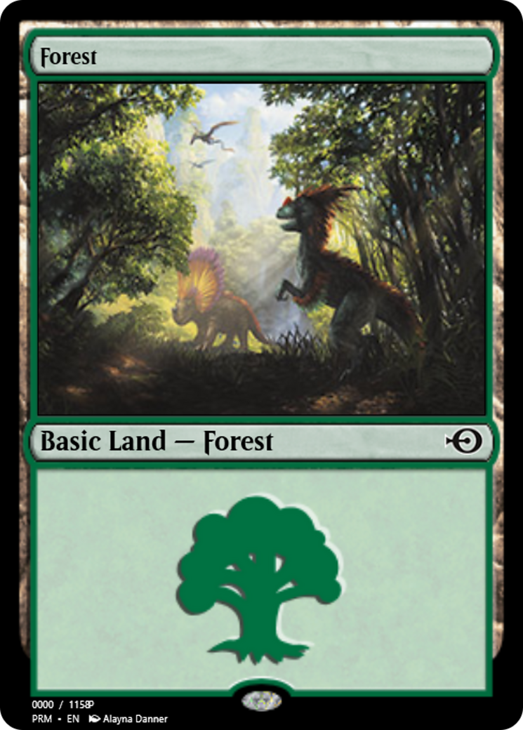 Forest (PRM-81872) - Magic Online Promos Foil
