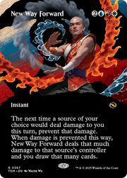 New Way Forward (TDM-367) - Tarkir: Dragonstorm: (Showcase) (Borderless) Foil
