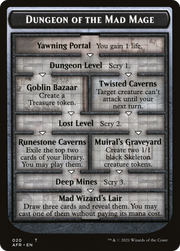 Dungeon of the Mad Mage (OVER-020) - Adventures in the Forgotten Realms Tokens Foil