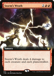 Storm's Wrath (THB-322) - Theros Beyond Death: (Extended Art) Foil