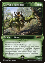 Garruk's Harbinger (M21-307) - Core Set 2021: (Showcase) Foil