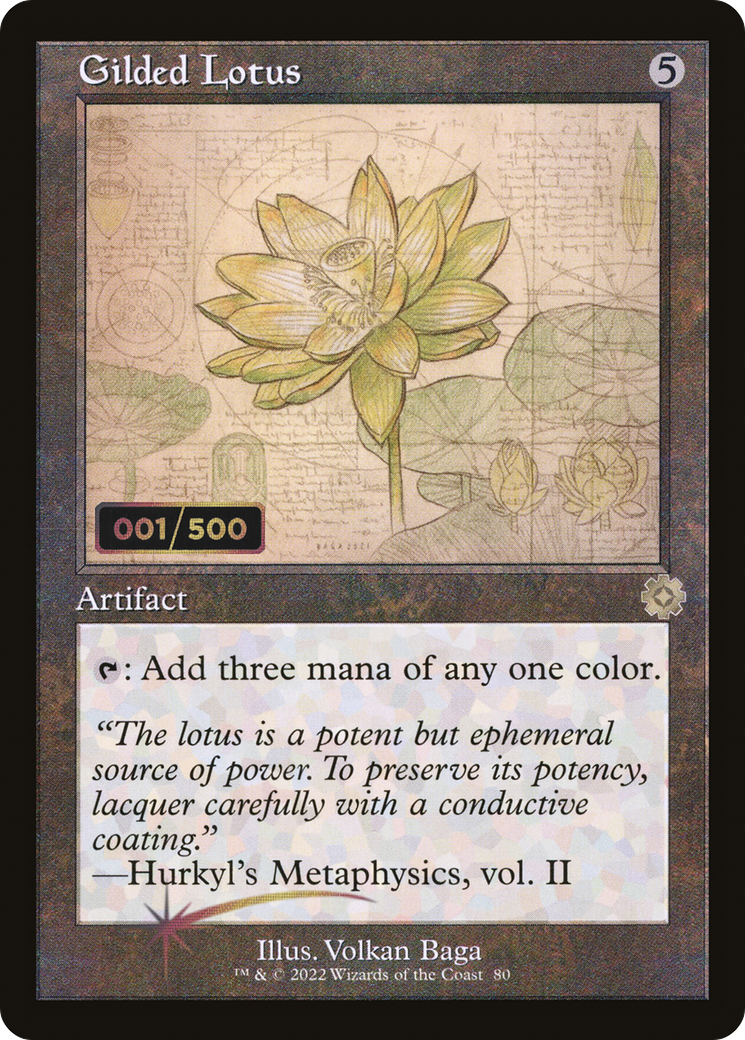 Gilded Lotus (BRR-80Z) - The Brothers' War Retro Artifacts Foil