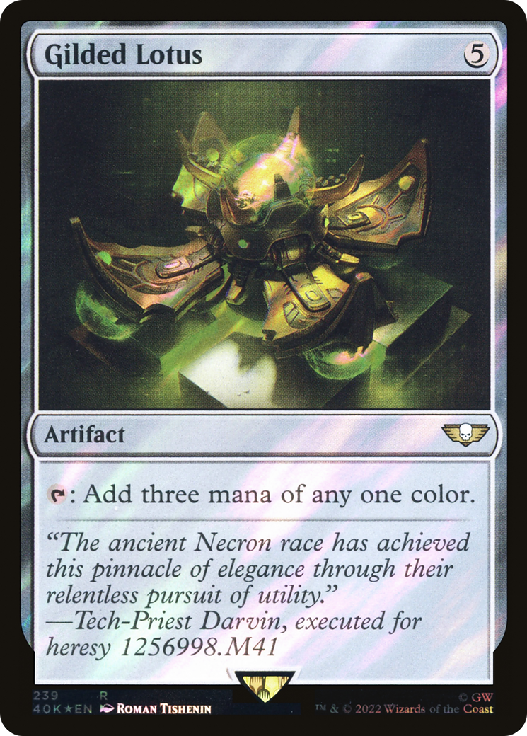 Gilded Lotus (40K-239) - Warhammer 40,000 Commander Foil