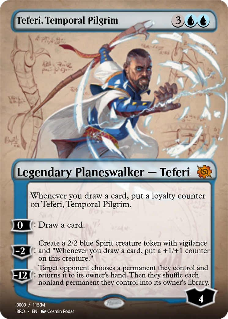 Teferi, Temporal Pilgrim (PRM-105610) - Magic Online Promos Foil