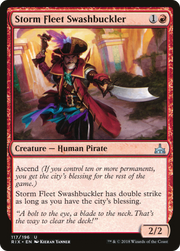 Storm Fleet Swashbuckler (RIX-117) - Rivals of Ixalan Foil