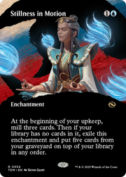 Stillness in Motion (TDM-334) - Tarkir: Dragonstorm: (Showcase, enchantment) (Borderless)