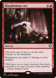 Blasphemous Act (SCD-124) - Starter Commander Decks