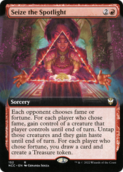 Seize the Spotlight (NCC-152) - New Capenna Commander: (Extended Art)