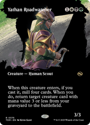 Yathan Roadwatcher (TDM-375) - Tarkir: Dragonstorm: (Showcase) (Borderless) Foil