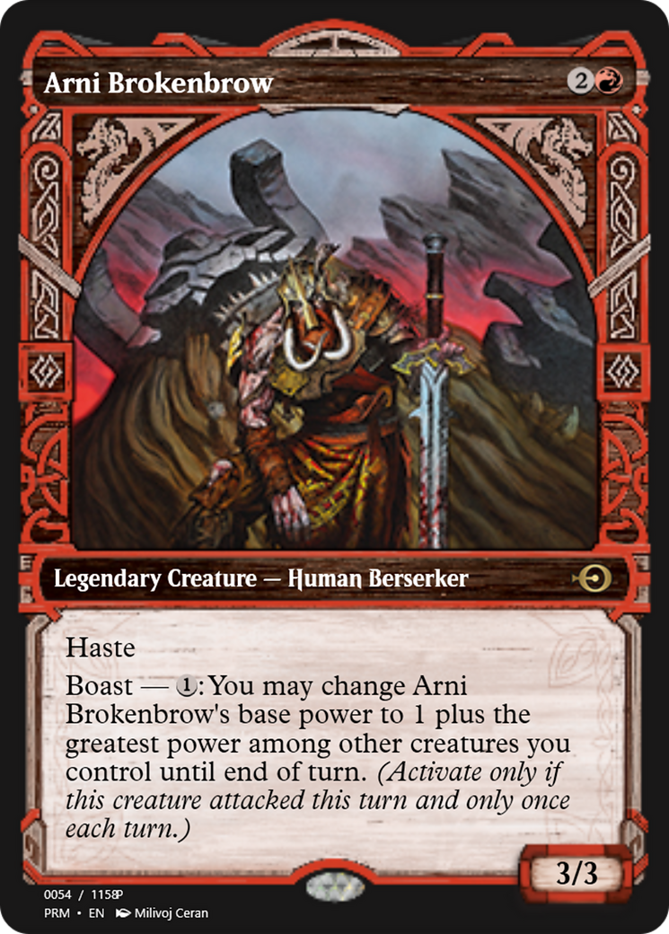 Arni Brokenbrow (PRM-88308) - Magic Online Promos Foil
