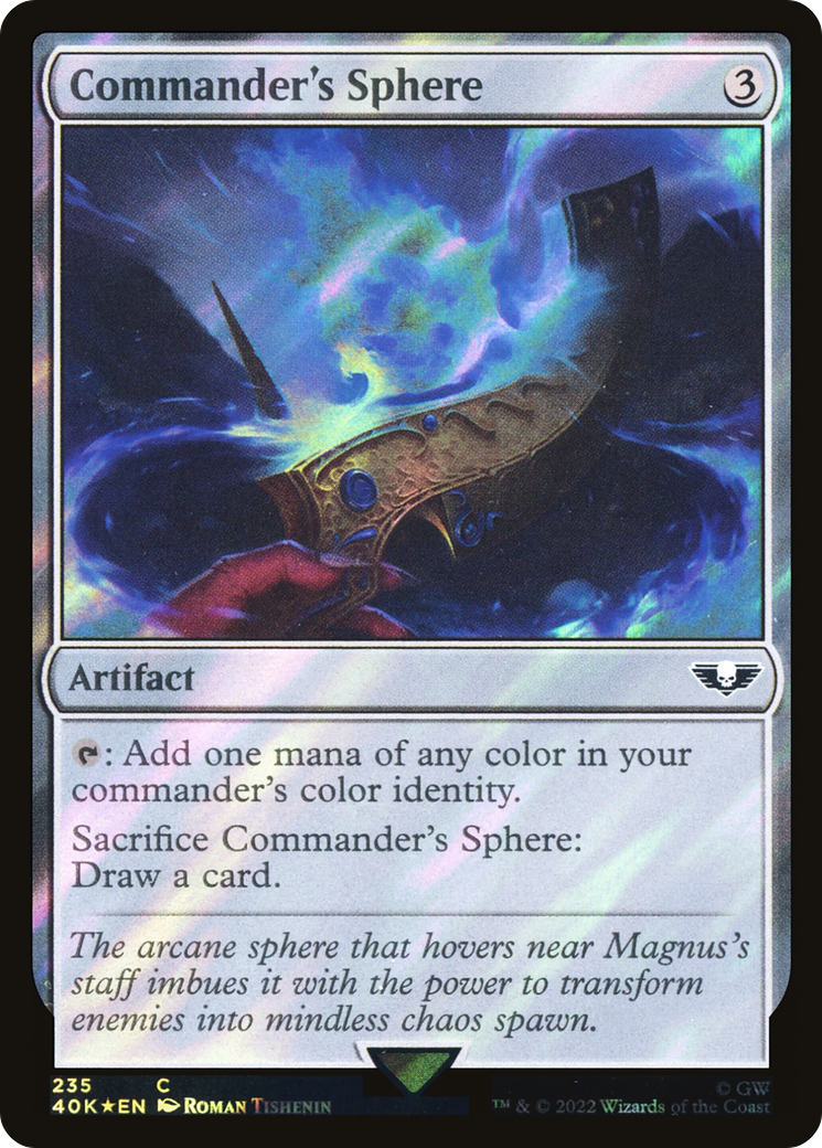 Commander's Sphere (40K-235) - Warhammer 40,000 Commander Foil