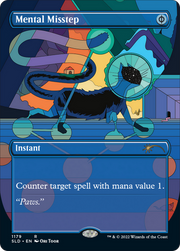 Mental Misstep (SLD-1179) - Secret Lair Drop (Borderless) Foil