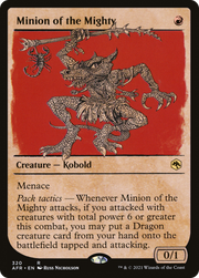 Minion of the Mighty (AFR-320) - Adventures in the Forgotten Realms: (Showcase) Foil