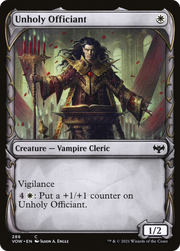 Unholy Officiant (VOW-286) - Innistrad: Crimson Vow: (Showcase)