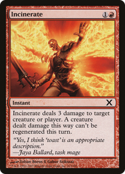 Incinerate (10E-213) - Tenth Edition