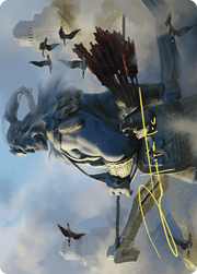 Skybeast Tracker // Skybeast Tracker (AWOE-027) - Wilds of Eldraine Art Series (Borderless)