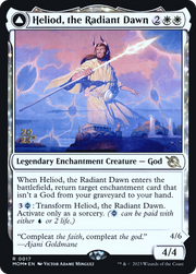Heliod, the Radiant Dawn // Heliod, the Warped Eclipse (PRE-17S) - March of the Machine Promos: (enchantment) Foil