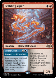 Scalding Viper // Steam Clean (PPWOE-235) - Wilds of Eldraine Promos Foil