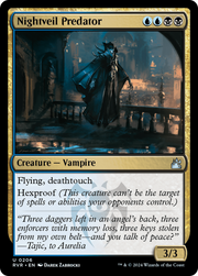Nightveil Predator (RVR-206) - Ravnica Remastered Foil