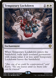 Temporary Lockdown (PPDMU-036) - Dominaria United Promos