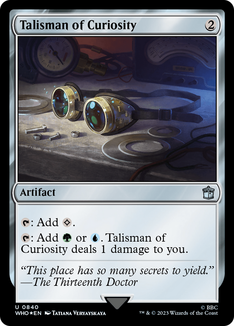 Talisman of Curiosity (WHO-840) - Doctor Who Foil