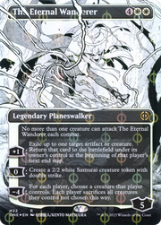 The Eternal Wanderer (ONE-422) - Phyrexia: All Will Be One: (Showcase) (Borderless) Foil