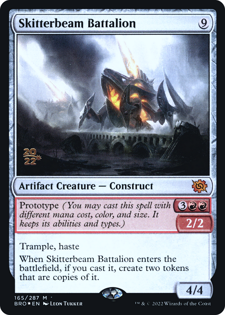Skitterbeam Battalion (PRE-165S) - The Brothers' War Promos Foil