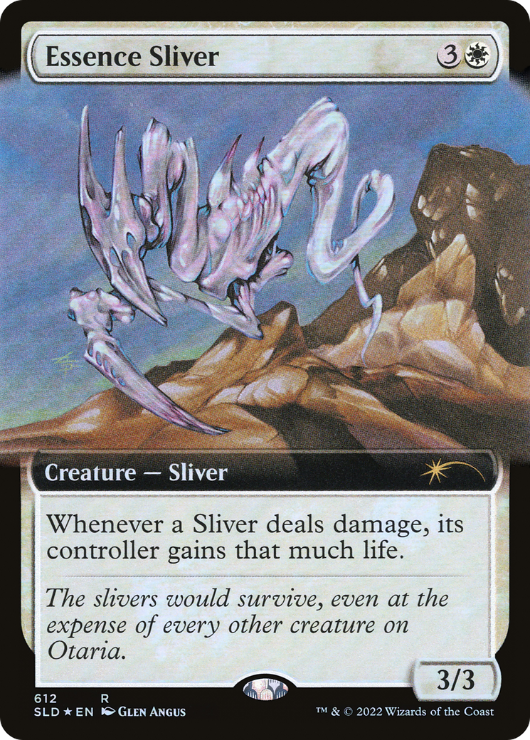 Essence Sliver (SLD-612) - Secret Lair Drop: (Extended Art) Foil