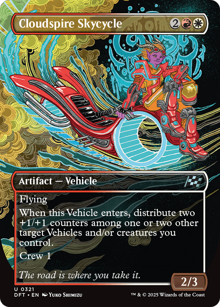 Cloudspire Skycycle (Borderless) (DFT-321) - Aetherdrift (Borderless)