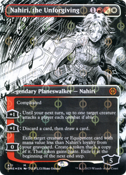 Nahiri, the Unforgiving (ONE-471) - Phyrexia: All Will Be One: (Showcase) (Borderless) Foil