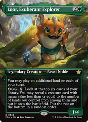 Loot, Exuberant Explorer (Borderless) (FDN-336) - Foundations (Borderless) Foil