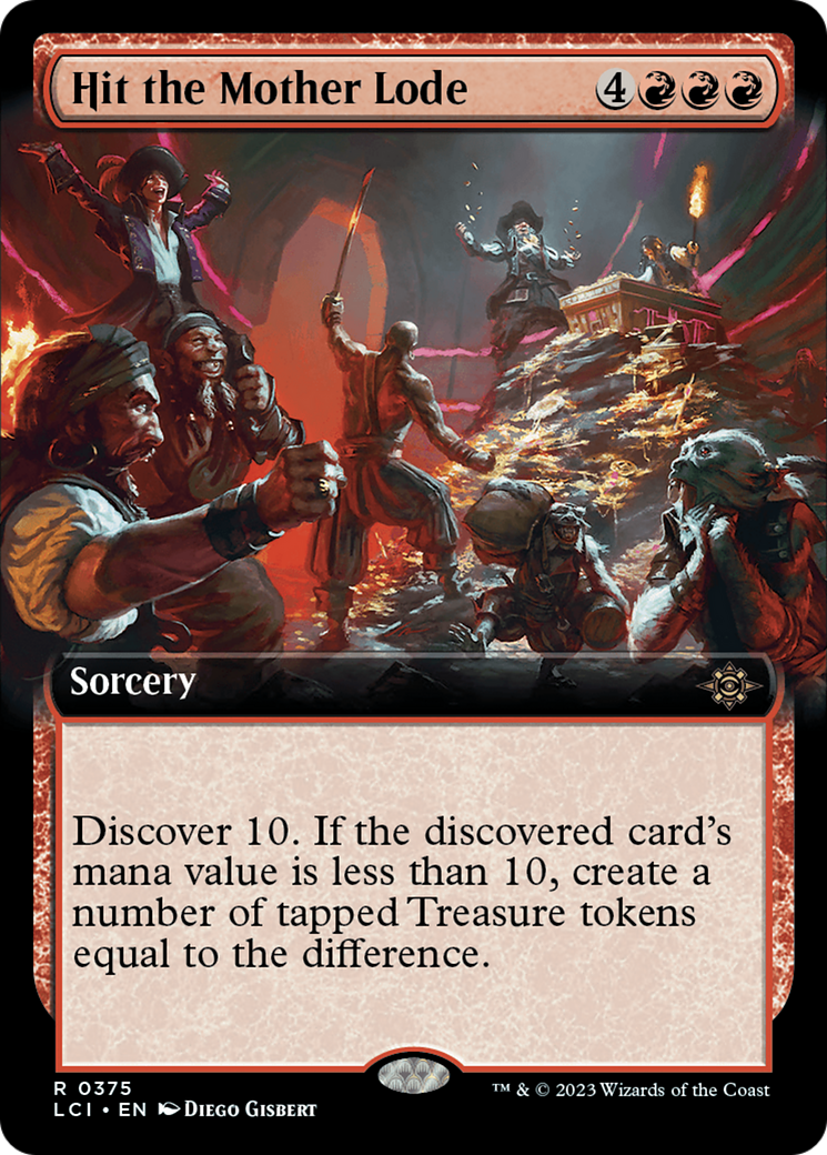 Hit the Mother Lode (LCI-375) - The Lost Caverns of Ixalan: (Extended Art) Foil
