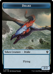 Drake (TMKC-006) - Murders at Karlov Manor Commander Tokens